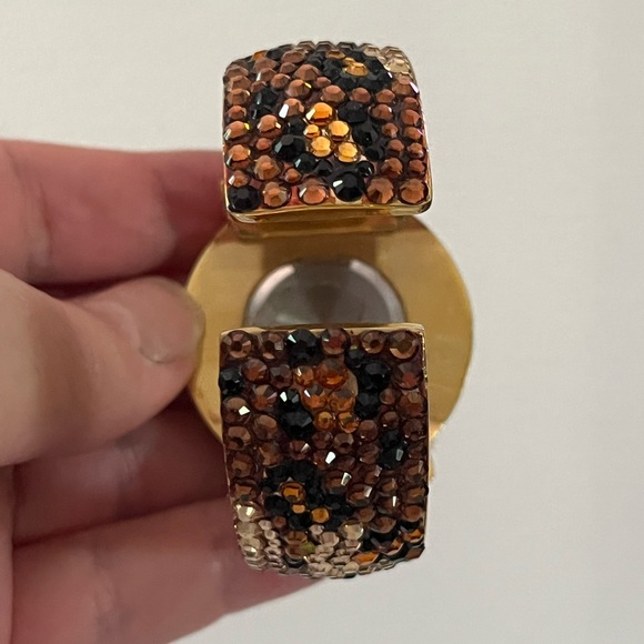 Gold and Black Crystal Watch vintage from Cache - Picture 11 of 16